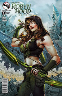 Cover for Grimm Fairy Tales Presents Robyn Hood: Legend (Zenescope Entertainment, 2014 series) #5 [Cover A - Abhishek Malsuni]