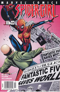 Cover for Spider-Girl (Marvel, 1998 series) #34 [Newsstand]