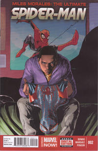 Cover Thumbnail for Miles Morales: Ultimate Spider-Man (Marvel, 2014 series) #2 [David Marquez Cover]