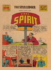 Cover Thumbnail for The Spirit (Register and Tribune Syndicate, 1940 series) #8/31/1941 [Newark NJ Star Ledger edition]