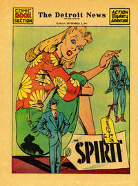 Cover Thumbnail for The Spirit (Register and Tribune Syndicate, 1940 series) #9/7/1941 [Detroit News edition]