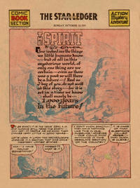 Cover Thumbnail for The Spirit (Register and Tribune Syndicate, 1940 series) #10/19/1941 [Newark NJ Star Ledger edition]