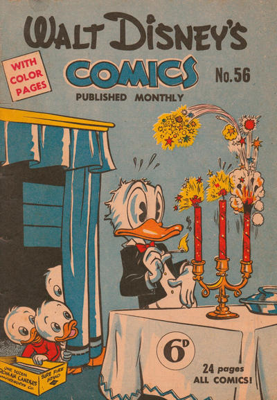 Cover for Walt Disney's Comics (W. G. Publications; Wogan Publications, 1946 series) #56