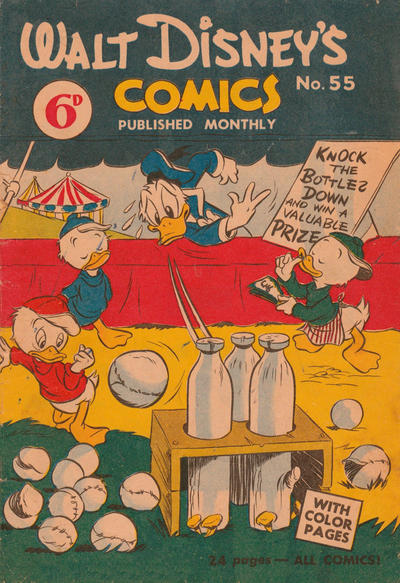 Cover for Walt Disney's Comics (W. G. Publications; Wogan Publications, 1946 series) #55