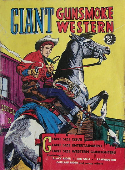 Cover for Giant  Gunsmoke Western (Horwitz, 1950 ? series) #1