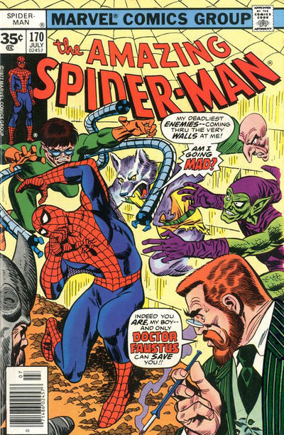 Cover for The Amazing Spider-Man (Marvel, 1963 series) #170 [35¢]