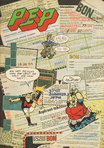 Cover for Pep (Oberon, 1972 series) #12/1974