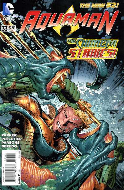 Cover for Aquaman (DC, 2011 series) #33
