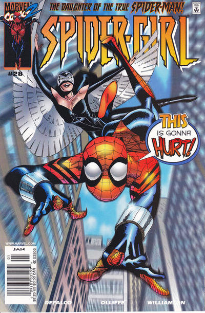 Cover for Spider-Girl (Marvel, 1998 series) #28 [Newsstand]
