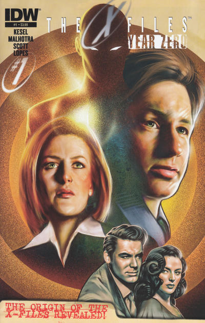 Cover for The X-Files: Year Zero (IDW, 2014 series) #1 [Regular Cover - Carlos Valenzuela]