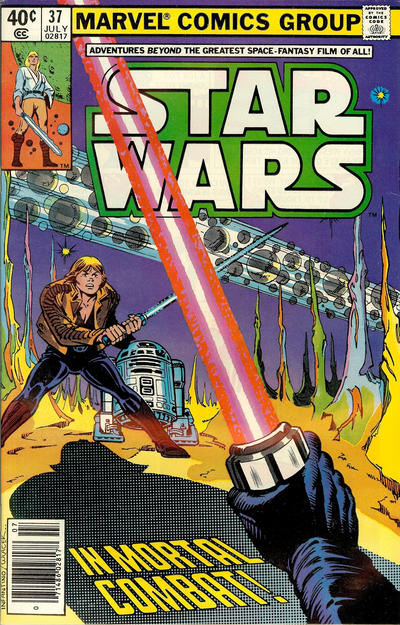 Cover for Star Wars (Marvel, 1977 series) #37 [Newsstand]