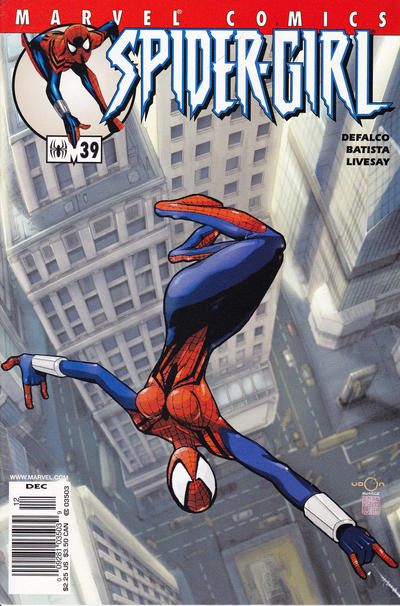 Cover for Spider-Girl (Marvel, 1998 series) #39 [Newsstand]
