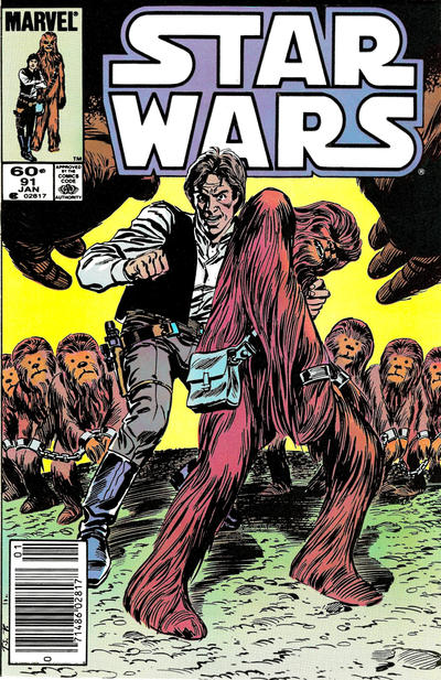 Cover for Star Wars (Marvel, 1977 series) #91 [Newsstand]