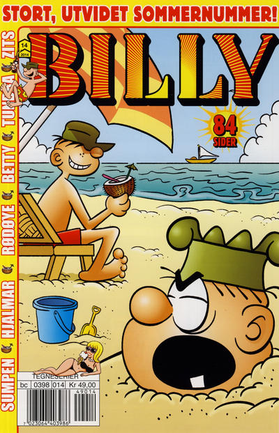Cover for Billy (Hjemmet / Egmont, 1998 series) #14/2014