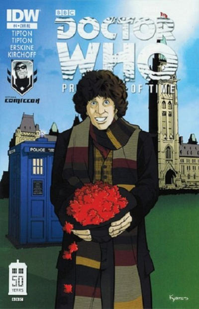 Cover for Doctor Who: Prisoners of Time (IDW, 2013 series) #4 [CVR RE - Ottawa Comicon]