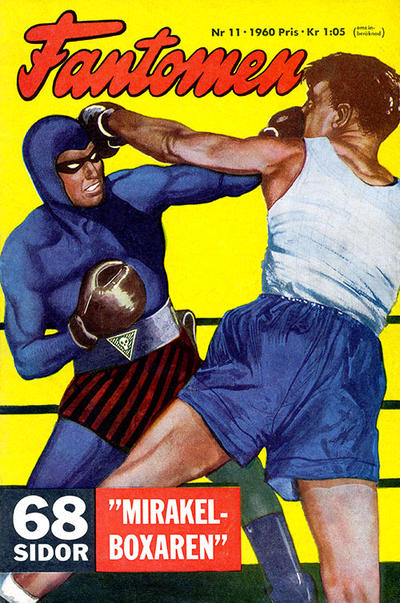 Cover for Fantomen (Semic, 1958 series) #11/1960