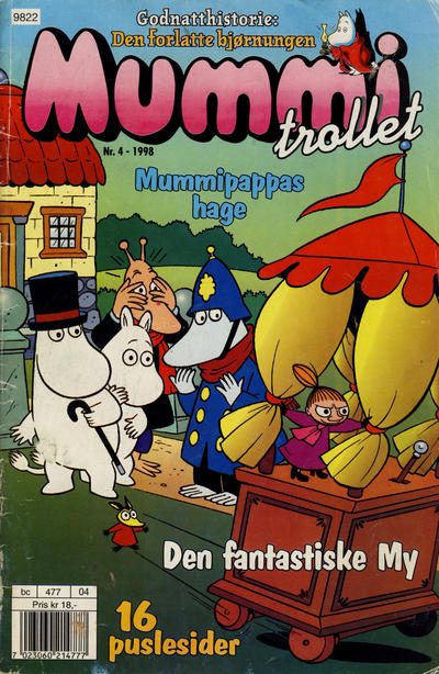 Cover for Mummitrollet (Hjemmet / Egmont, 1998 series) #4/1998