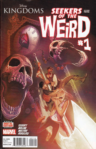 Cover for Disney Kingdoms: Seekers of the Weird (Marvel, 2014 series) #1 [Second Printing]