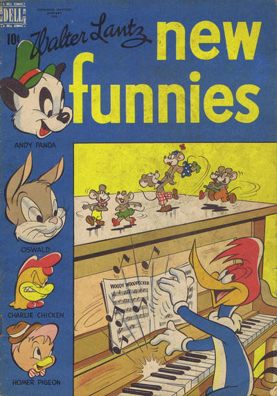 Cover for Walter Lantz New Funnies (Wilson Publishing, 1948 series) #143