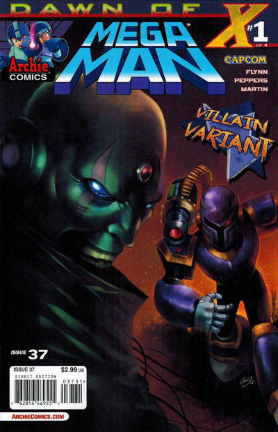 Cover for Mega Man (Archie, 2011 series) #37 [Villain Variant by Erik Ly]