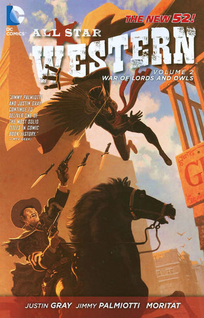 Cover for All Star Western (DC, 2012 series) #2 - War of Lords and Owls