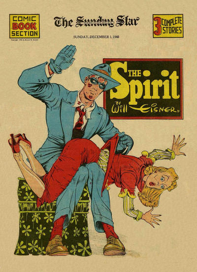 Cover for The Spirit (Register and Tribune Syndicate, 1940 series) #12/1/1940 [Washington DC Star edition]