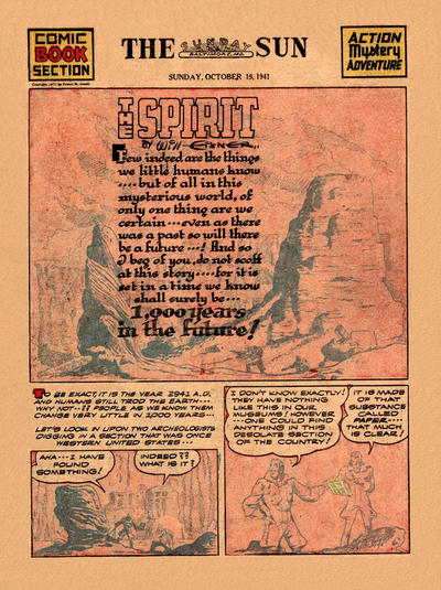 Cover for The Spirit (Register and Tribune Syndicate, 1940 series) #10/19/1941 [Baltimore Sun edition]