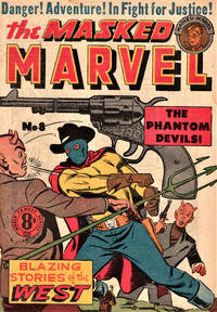 Cover Thumbnail for The Masked Marvel (Atlas, 1953 ? series) #8