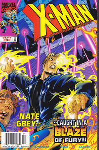 Cover for X-Man (Marvel, 1995 series) #42 [Newsstand]