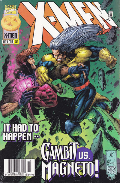 Cover for X-Men (Marvel, 1991 series) #58 [Newsstand]