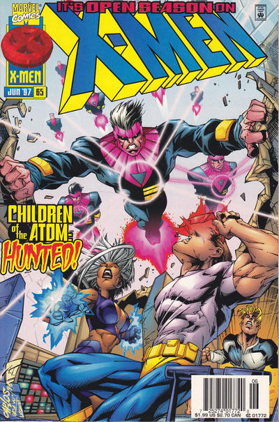 Cover for X-Men (Marvel, 1991 series) #65 [Newsstand]