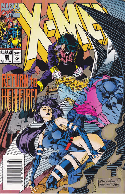 Cover for X-Men (Marvel, 1991 series) #29 [Newsstand]