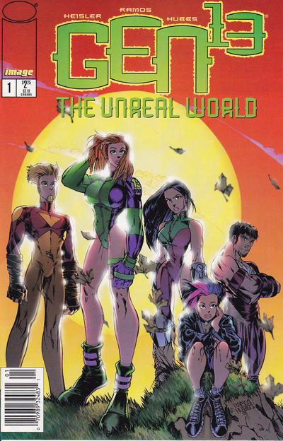 Cover for Gen 13: The Unreal World (Image, 1996 series) #1 [Newsstand]