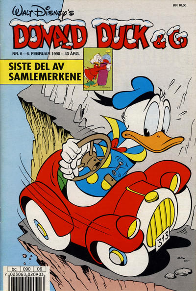 Cover for Donald Duck & Co (Hjemmet / Egmont, 1948 series) #6/1990