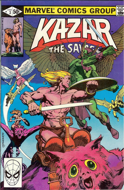 Cover for Ka-Zar the Savage (Marvel, 1981 series) #3 [Direct]