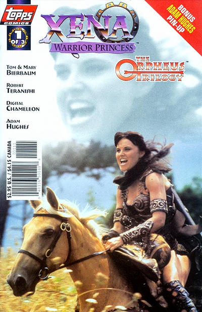 Cover for Xena: Warrior Princess: The Orpheus Trilogy (Topps, 1998 series) #1 [Photo Cover]