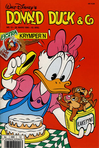 Cover for Donald Duck & Co (Hjemmet / Egmont, 1948 series) #12/1990