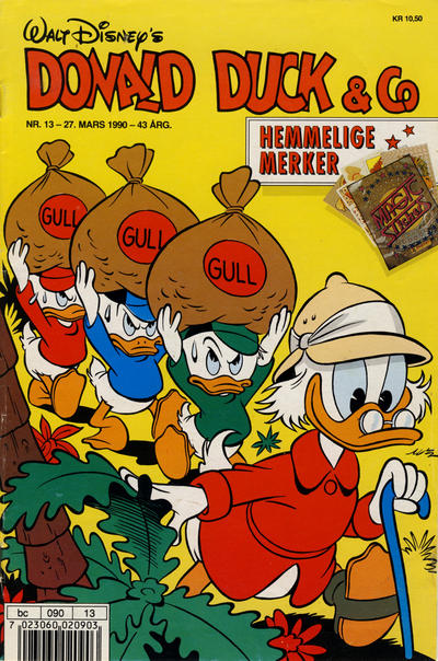 Cover for Donald Duck & Co (Hjemmet / Egmont, 1948 series) #13/1990