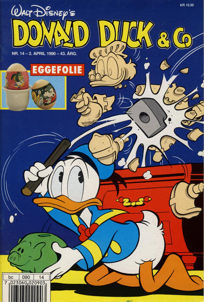Cover for Donald Duck & Co (Hjemmet / Egmont, 1948 series) #14/1990