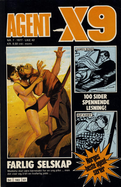 Cover for Agent X9 (Semic, 1976 series) #7/1977