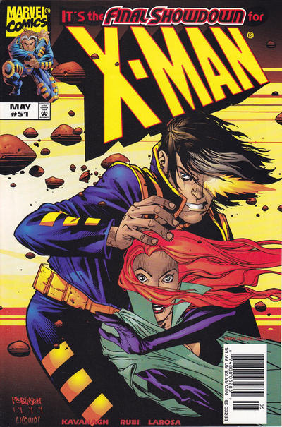 Cover for X-Man (Marvel, 1995 series) #51 [Newsstand]
