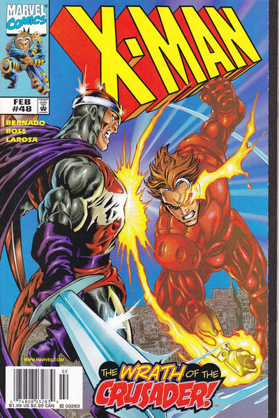 Cover for X-Man (Marvel, 1995 series) #48 [Newsstand]