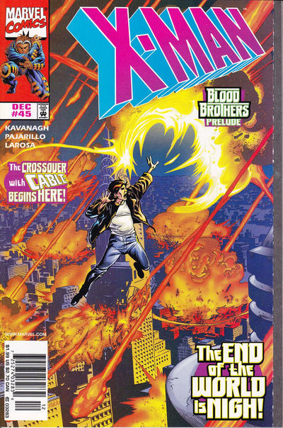 Cover for X-Man (Marvel, 1995 series) #45 [Newsstand]