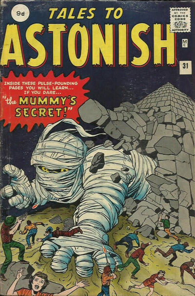 Cover for Tales to Astonish (Marvel, 1959 series) #31 [British]