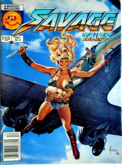Cover for Savage Tales (Marvel, 1985 series) #8 [Newsstand]