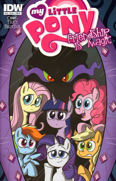 Cover for My Little Pony: Friendship Is Magic (IDW, 2012 series) #18 [Cover B - Sabrina Alberghetti]