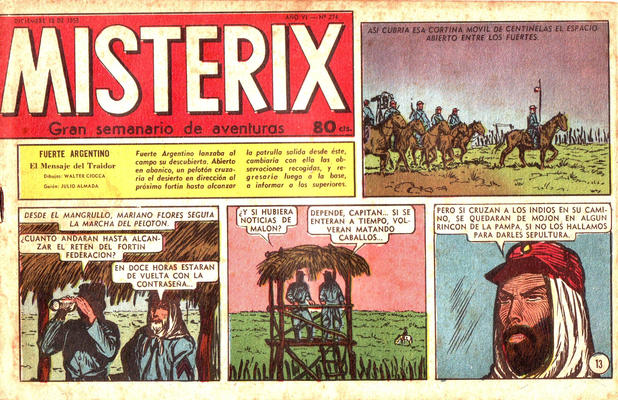 Cover for Misterix (Editorial Abril, 1948 series) #274