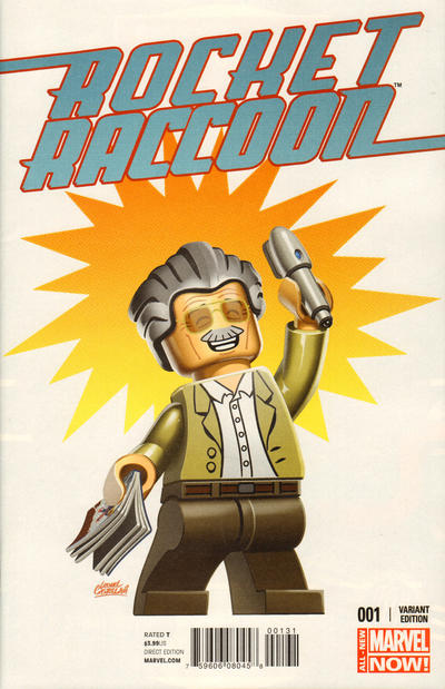 Cover for Rocket Raccoon (Marvel, 2014 series) #1 [Leonel Castellani Lego Variant]