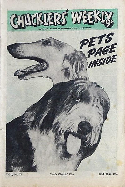 Cover for Chucklers' Weekly (Consolidated Press, 1954 series) #v2#13