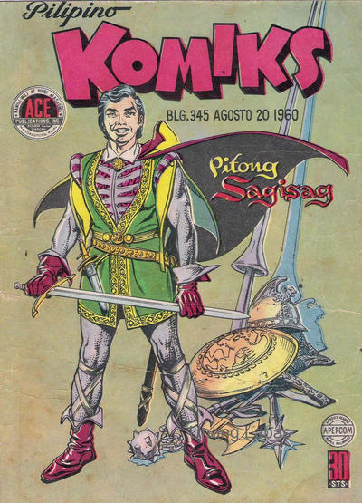 Cover for Pilipino Komiks (Ace, 1947 series) #345